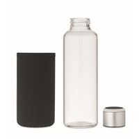 BOTTIGLIA CON PROMEMORIA IN VETRO BOROSILICATO